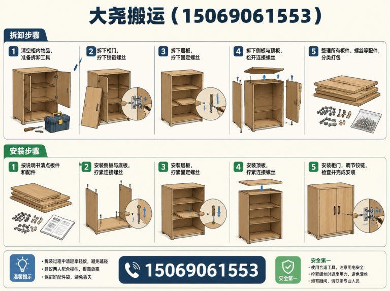章丘区家具拆装展示图